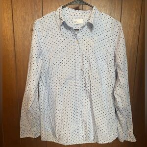Long Sleeve Button Down Shirt (Stripes & Polka Dots)